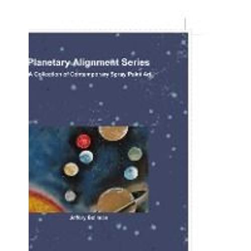 Planetary Alignment Series Contemporary Spray Paint Art