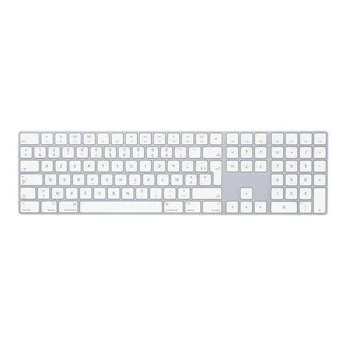Apple Magic Keyboard with Numeric Keypad - Clavier - Bluetooth - AZERTY - Français - argent