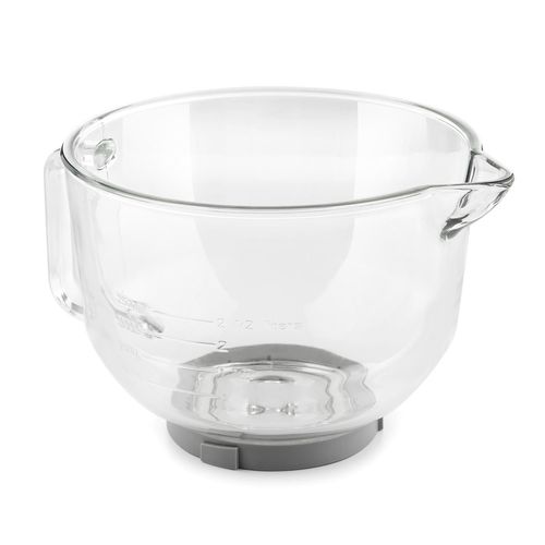 Klarstein Bella Glass Bowl Bol en verre 2,5l accessoire pour robot de cuisine