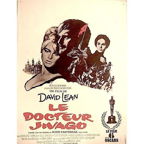 Le Docteur Jivago / Doctor Zhivago - Véritable Affiche De Cinéma Pliée - Format 30x40 Cm - De David Lean Avec Omar Sharif, Julie Christie, Alec Guiness, Geralidine Chaplin- 1965