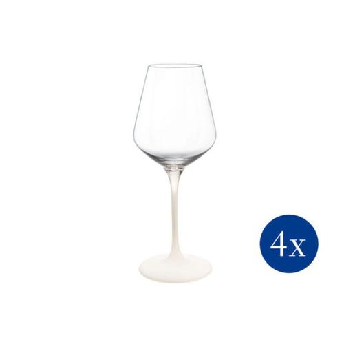 Villeroy & Boch - Manufacture Rock Blanc Verre À Vin Blanc, Set 4 Pcs - Blanc