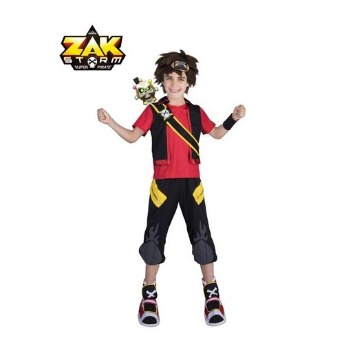 Déguisement De Zak Storm Avec Perruque Et Épée Pour Garçon (Taille 10-12a)