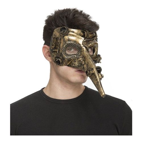 Mi-Masque De Steampunk Nez Longue (Taille Unique)