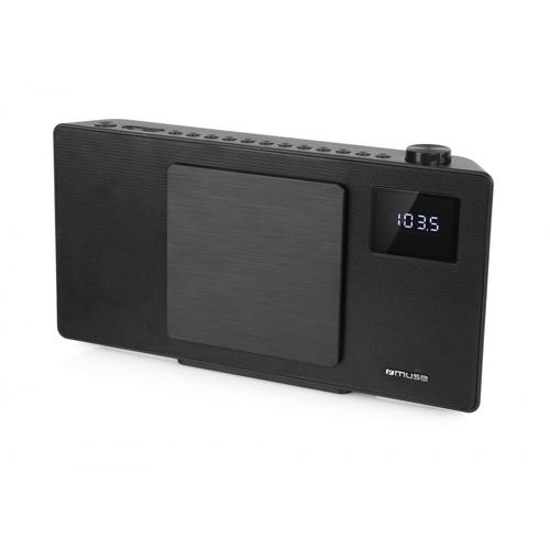 MICRO CHAINE CD MUSE M-60-BT - 2x20W - CD, CD-R/RW, MP3 - Radio FM Horloge, Réveil FM, CD, USB ou sonnerie - Bluetooth