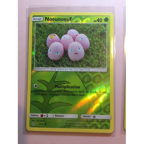 Lot Carte Pokemon Noadkoko D'alola Reverse 2/131