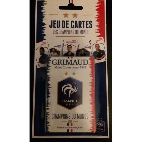 Jeu De 54 Cartes France Champions Du Monde 2018