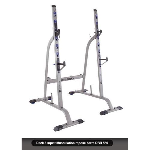 Rack À Squat Musculation Repose Barre Rbr 530