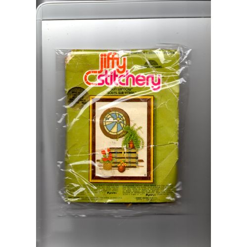 Jiffy Stitchery Sunset Design Soleil Sur Vitrail