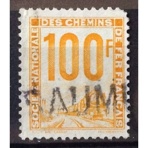 Colis Postaux - Petits Colis - 100f Jaune Clair (Joli N° 23) Obl - France Année 1944 - N23119