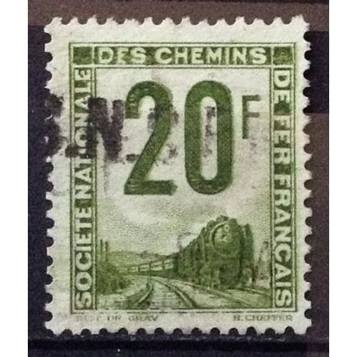 Colis Postaux - Petits Colis - 20f Vert-Jaune (Très Joli N° 11) Obl - France Année 1944 - N23111