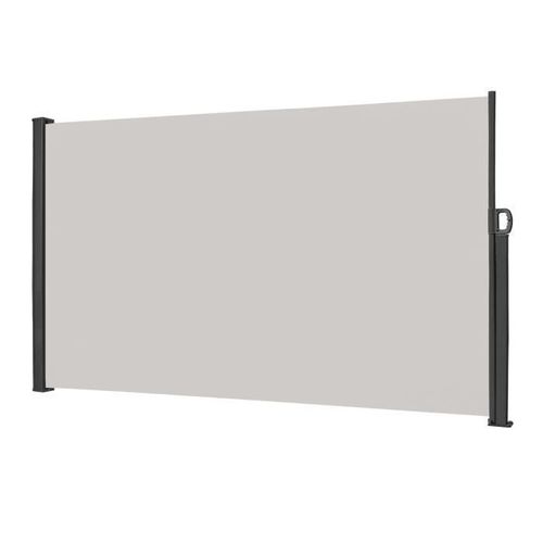 Yuenfong Brise-Vue Côté Jardin Auvent Protection Clôture Auvent Extensible Store Latéral Pour Balcon Camping, Gris,180x300cm