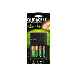 Chargeur + Piles Rechargeables Duracell Cef14 2 X Aa + 2 X Aaa Hr06/hr03  1300 Mah