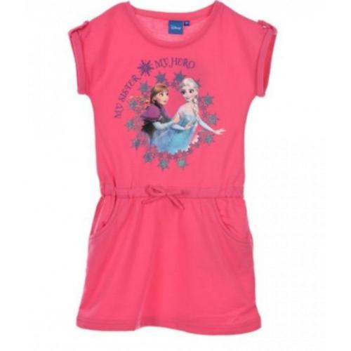 Robe La Reine Des Neiges Fushia Elsa Et Anna