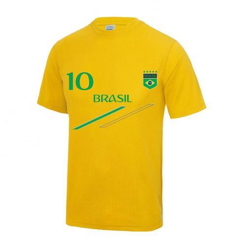 Maillot - Tee Shirt De Foot Brésil Enfant