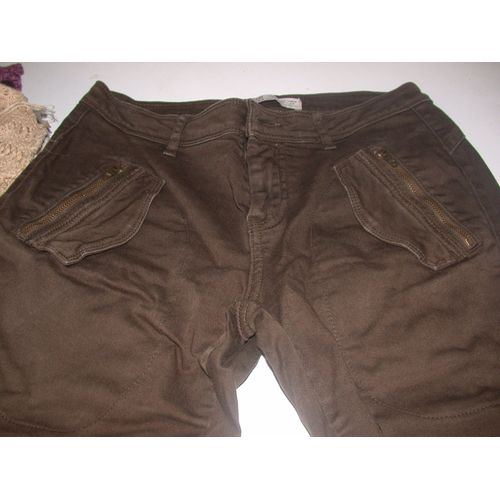 Jean Zara 34 Kaki Slim