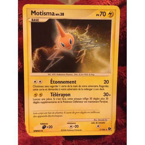 Carte Pokemon Motisma 2008 7/106