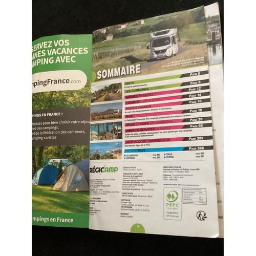 Le Guide Officiel Des Aires De Servies Camping-Car 2020 , 560 Coordonnées Gps , 6240 Étapes En France Et En Europe 