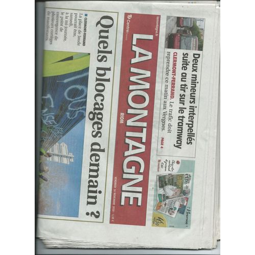 Journal La Montagne Du 16/11/2018, Article Photo Benjami Biolay, Gaëtan Roussel, Laura Laune, Indochine, Vite Dit Vanessa Paradis, 2018