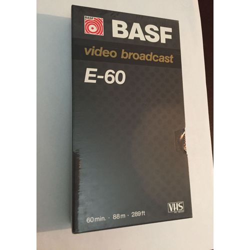 Cassette VHS BASF Broadcast 60 minutes