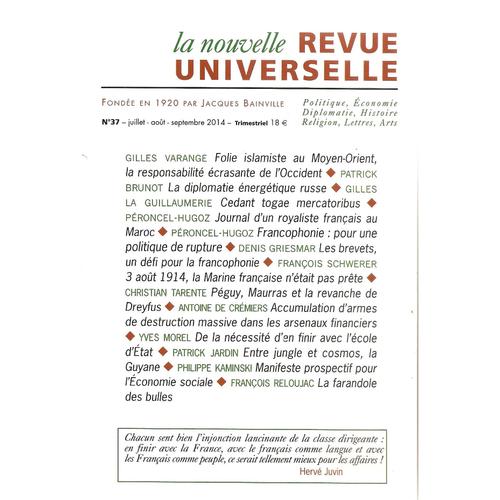 La Nouvelle Revue Universelle 37