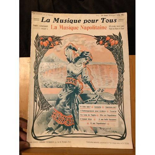 La Musique Napolitaine Numéro Spécial Musique Pour Tous N°33 Partition Piano