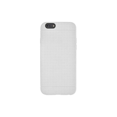 Coque Iphone 6 6s (4"7) Micro Perforée Blanc Silicone Semi-Rigide (Tpu)