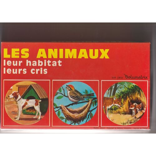 Les Animaux Leur Habitat Leurs Cris Un Jeu Volumetrix