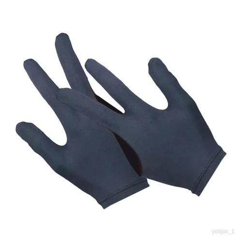 Gants De Billard À Trois Doigts, 2 Pièces, Pour Débutants, Jeu De Billard