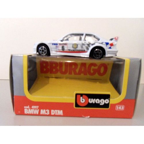 Bmw M 3 Dtm Burago Metal 1 /43 Ème-Burago