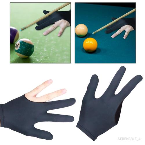 Gants De Billard 2 Pièces, Gants De Queue De Billard Pour Billard, Débutants