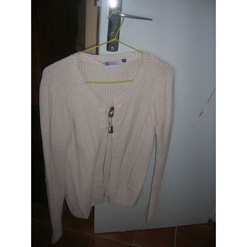 Gilet Manches Longues K Woman 38/40 Coton 50%,Acrylique 30%,Nylon 15%,Angora 5%.