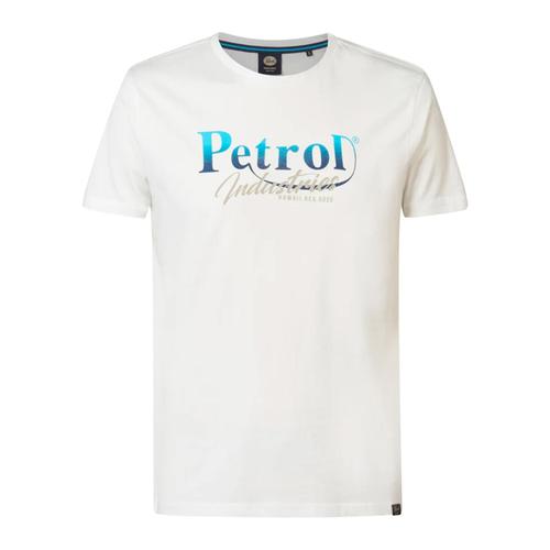 Tee Shirt Manches Courtes Petrol Industries Men T-Shirt Ss Aop Blanc