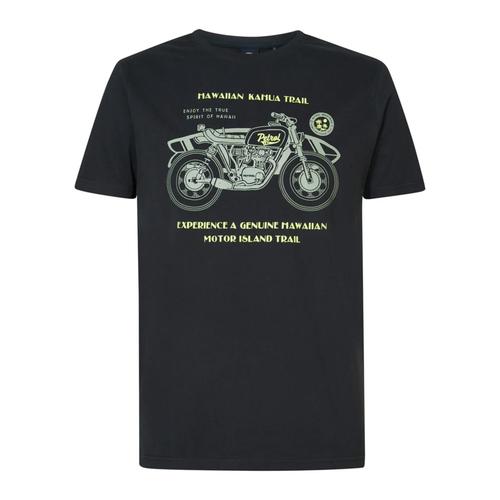 Tee Shirt Manches Courtes Petrol Industries Men T-Shirt Ss Classic Print Noir