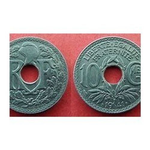 Pièce 10 Centimes - Trouée