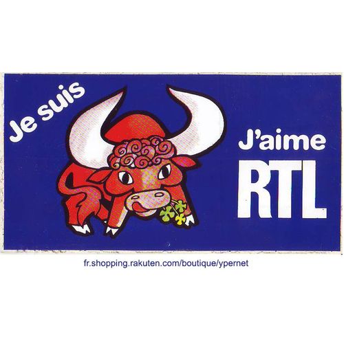 Autocollant Je Suis Taureau J'aime Rtl