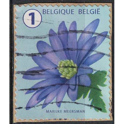 Belgique 2016 Oblitéré Used Flower Fleur Anémone Su