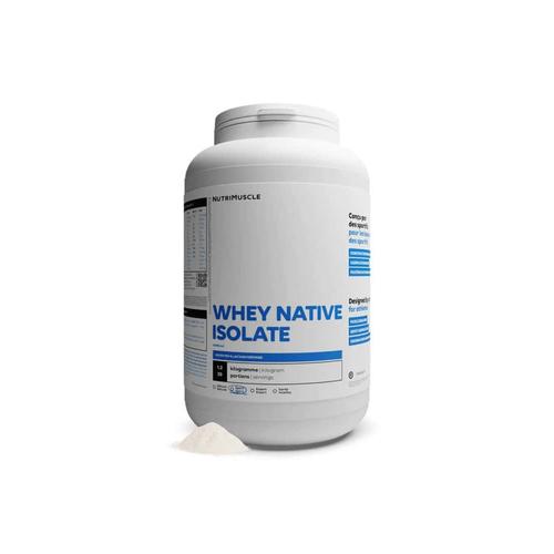 Whey Native Isolate (1,2kg)|Vanille| Whey Isolate|Nutrimuscle 