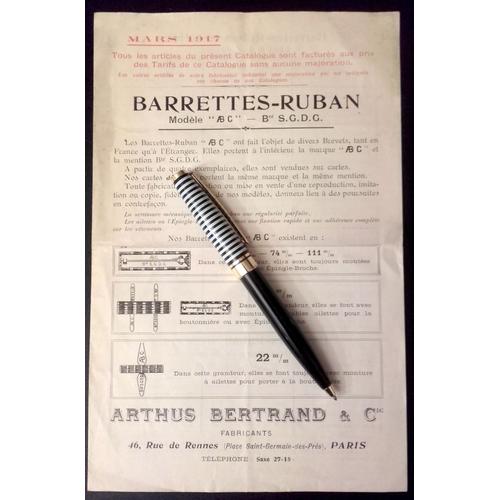14-18 : Catalogue Arthus Bertrand Pour La Fabrication De Barrettes-Ruban Et Insignes Miliaires