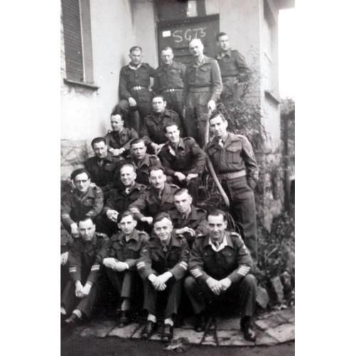Lot De 30 Photos D'après-Guerre D'officiers Et Sous-Officiers De L'armée Belge