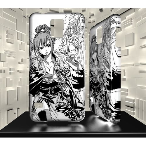 Coque Design Samsung Galaxy J7 (2017) Manga Fairy Tail Erza Natsu 29