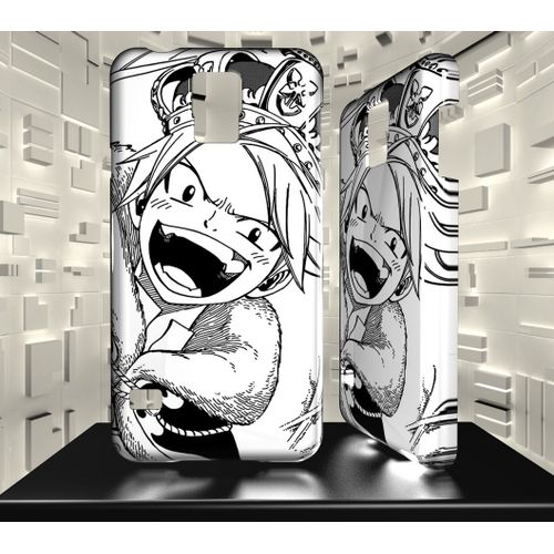 Coque Design Samsung Galaxy J7 (2017) Manga Fairy Tail Natsu Dragnir 33