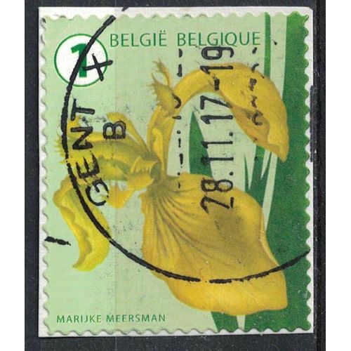Belgique 2016 Oblitéré Used Flower Fleur Lily Lilium Su