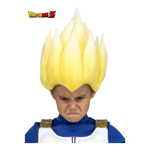 Perruque De Saiyan Vegeta De Dragon Ball En Boîte Pour Enfant (Taille Unique Enfants)