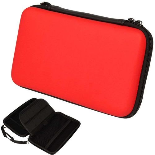 Pochette De Transport - Pour 2ds Xl + Jeux + Accessoires - Rouge