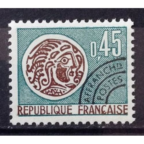 Préoblitéré Monnaie Gauloise République 0,45 (Impeccable N° 132) Neuf** Luxe (= Sans Trace De Charnière) - France Année 1964 - N23315