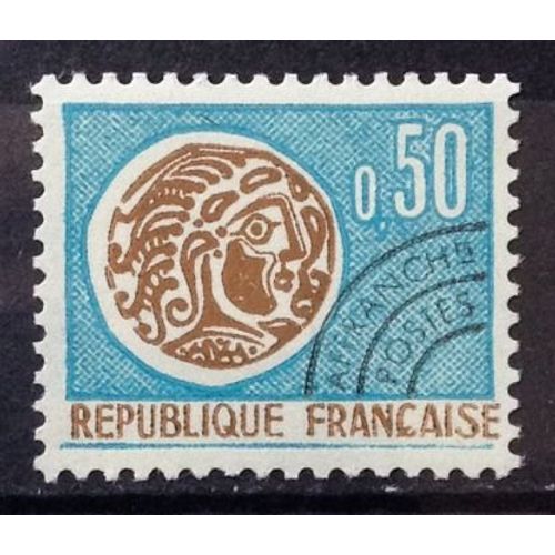 Préoblitéré Monnaie Gauloise République 0,50 (Impeccable N° 128) Neuf** Luxe (= Sans Trace De Charnière) - France Année 1964 - N23312