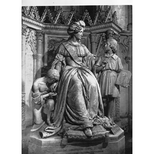 Reproduction Gravure Noir Et Blanc - Abbaye D'hautecombe - Marie Christine - Statue De Giovanni Albertoni*