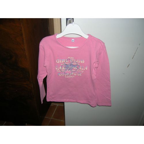 T-Shirt Manches Longues 8 Ans 85% Coton,5% Élasthanne.