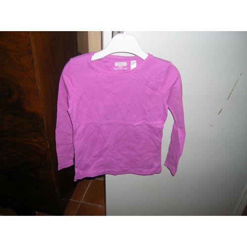 T-Shirt Manches Longues Okaïdi 8 Ans 100% Coton.