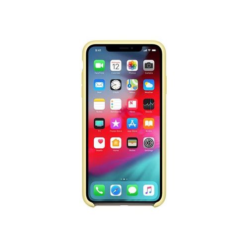Apple - Coque De Protection Pour Téléphone Portable - Silicone - Jaune - Pour Iphone Xs Max